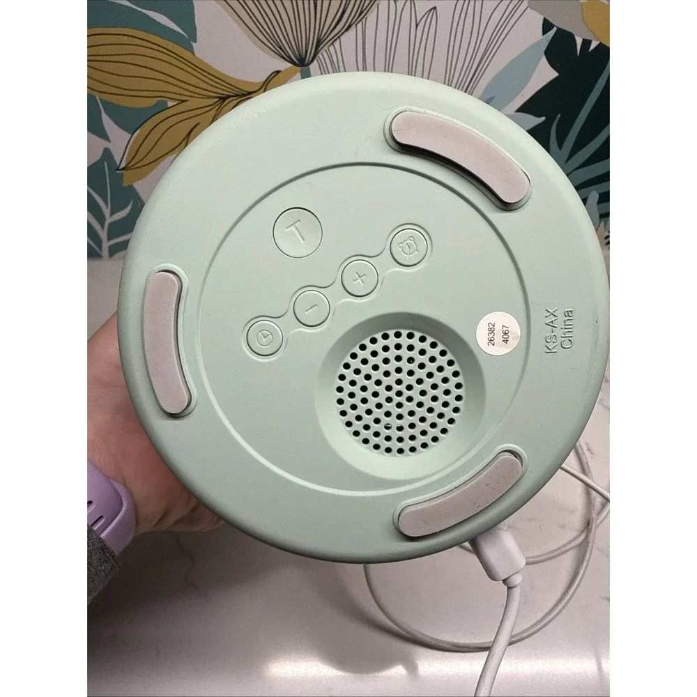 Popsugar Digital Sleep Aid Alarm Clock W Sunrise Alarm Feature‎ Mint Green/white